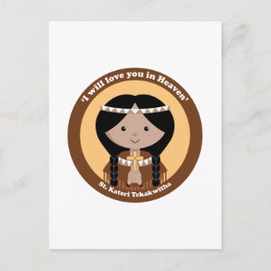 Carte Postale St. Kateri Tekakwitha
