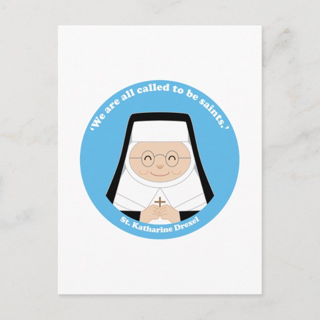 Carte Postale St. Katharine Drexel (Devant)