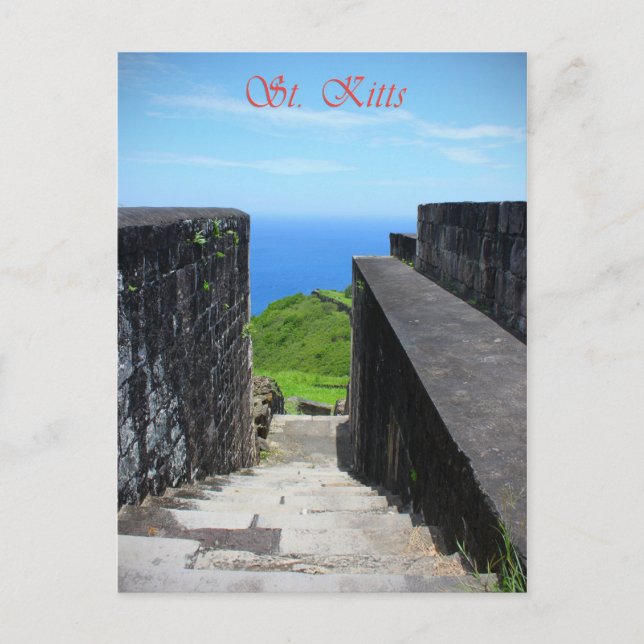 Carte postale St. Kitts (Devant)