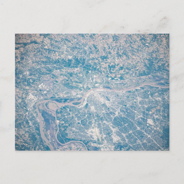 Carte Postale St. Louis, Missouri Le Long Du Mississippi. (Devant)