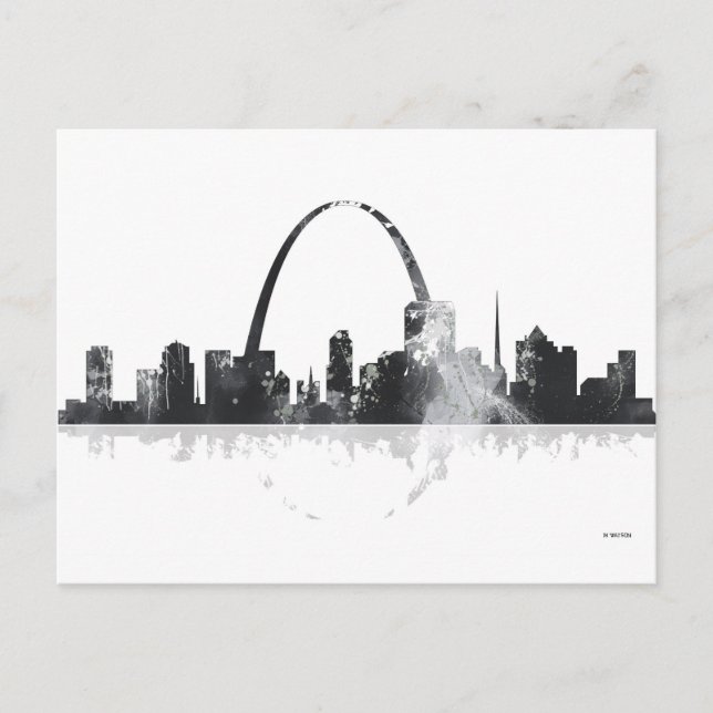 CARTE POSTALE ST LOUIS, MISSOURI SKYLINE (Devant)