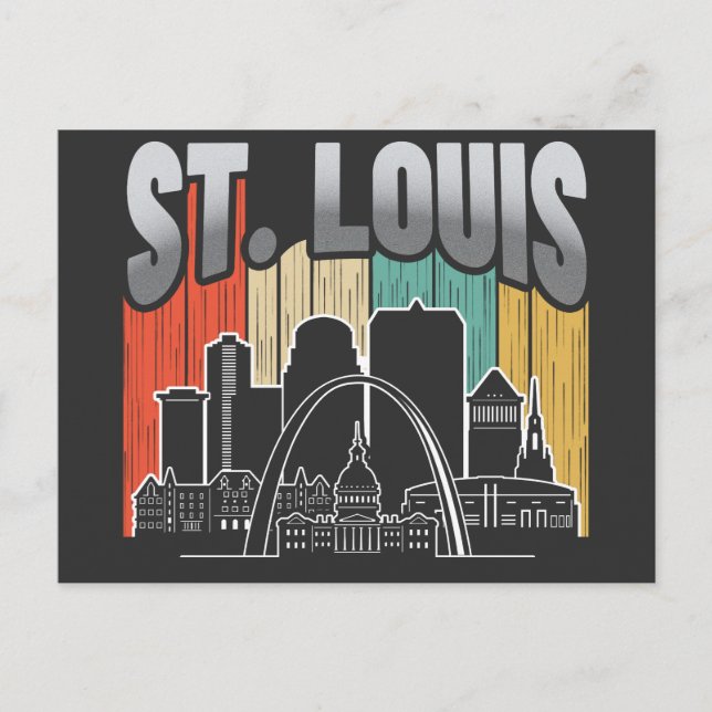 Carte Postale St. Louis Missouri Vintage (Devant)