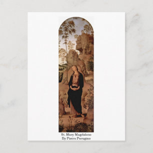 Carte Postale St Mary Magdalene Par Pietro Perugino