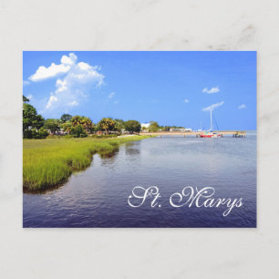 Carte Postale St. Marys, Géorgie, États-Unis