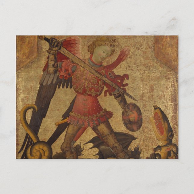 Carte Postale St Michael et le dragon (Devant)