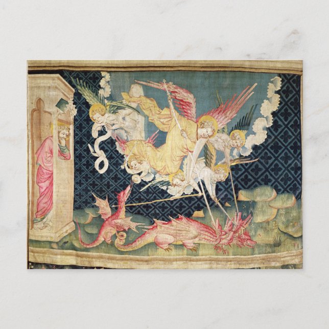 Carte Postale St. Michael et ses anges combattent le dragon (Devant)