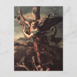 Carte Postale St Micheal et le diable