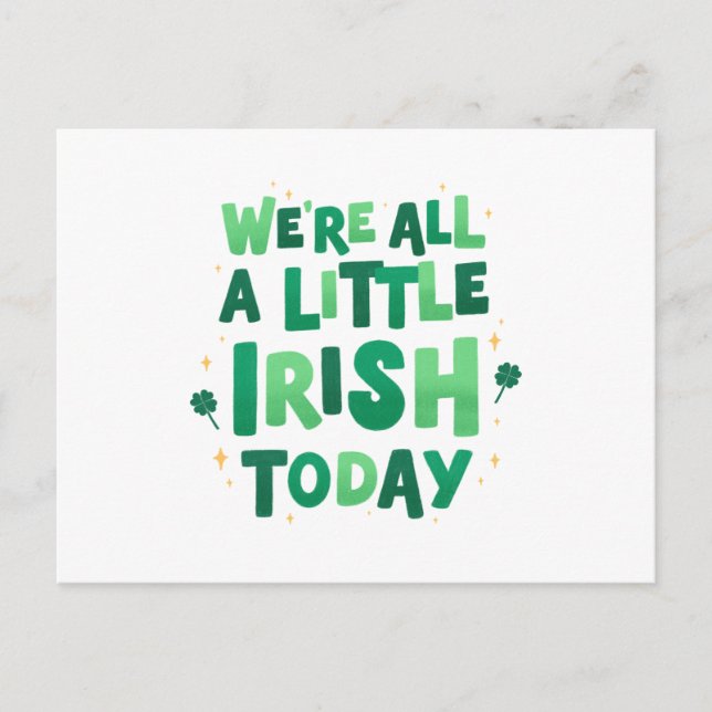 Carte Postale St. Patrick's Day (Devant)