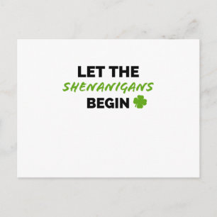 Carte Postale St. Patrick's Day Irlande Irlandais Irlandais Amus