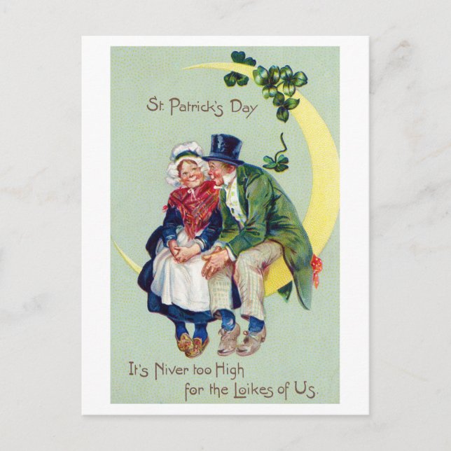 Carte Postale St. Patrick's Day, Vintage (Devant)