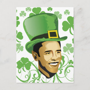 Carte Postale St Patrick's O'Bama 2009