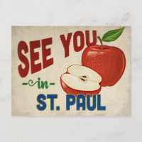 St. Paul Minnesota Apple - Vintage voyage