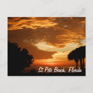 Carte postale - St. Pete Beach Sunset - Customisé