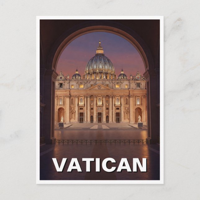 Carte Postale St Peters Vatican City Travel (Devant)
