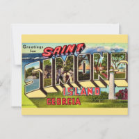 St Simons Island Rétro