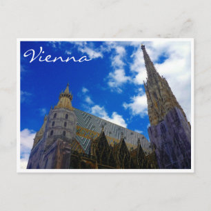 Carte Postale st stephens vienna bleu