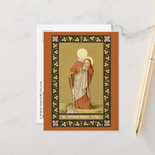 Carte postale St. Winifred of Wales (P 002)