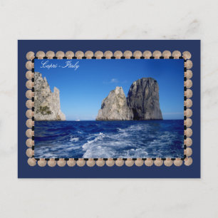 Carte Postale Stacks Faraglioni, île de Capri - Golfe de Naples