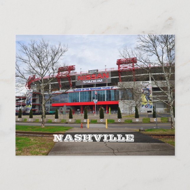 Carte Postale Stade de football de Nashville, Tennessee (Devant)