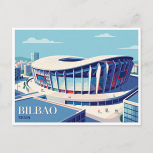 Carte Postale Stade San Mamés Bilbao Espagne