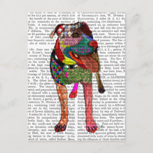 Carte Postale Staffordshire Bull Terrier - Patchwork