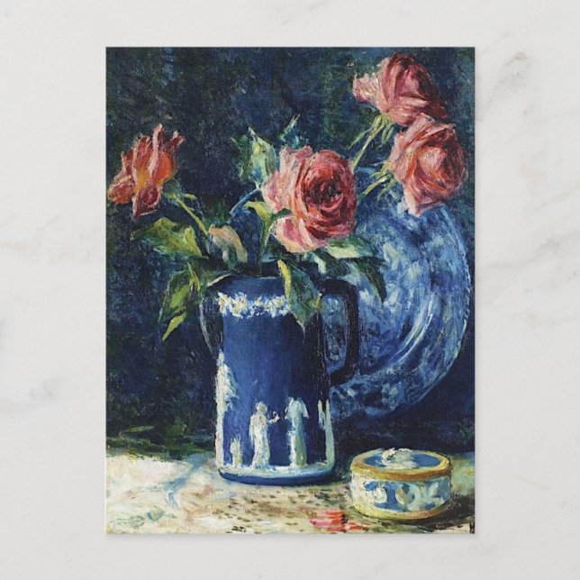 Carte Postale Staffordshire et Roses par Matilda Browne (Devant)