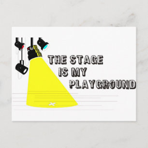 Carte Postale StageIsMyPlayground