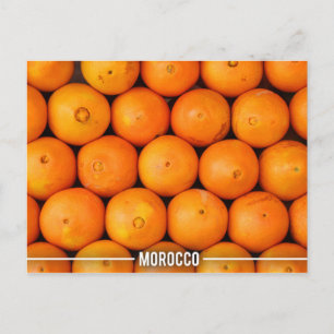 Carte Postale Stalls d'Orange à Marrakech Maroc