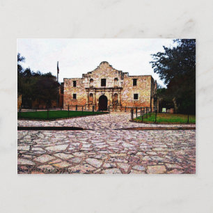 Carte postale standard de l'Alamo