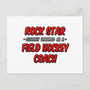 Carte Postale Star du Rock ... Entraîneur de Hockey sur Gazon