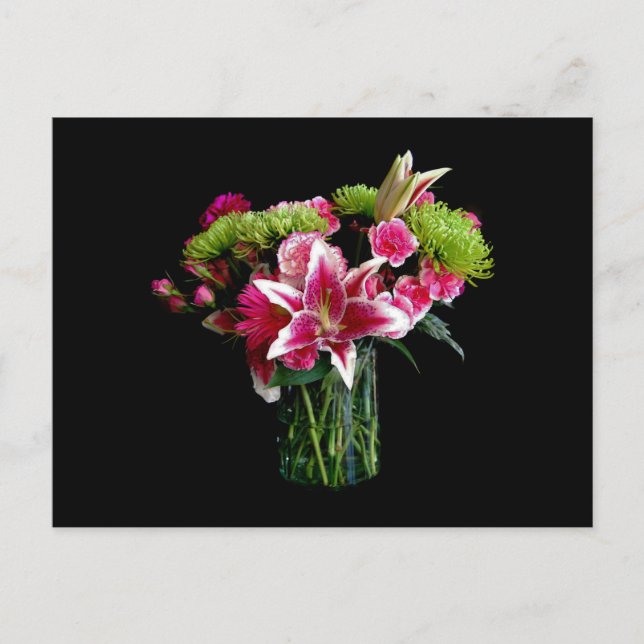 Carte Postale Stargazer Lily Bouquet (Devant)