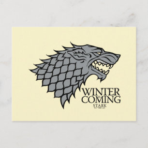 Carte Postale Stark Sigil - L'Hiver Arrive