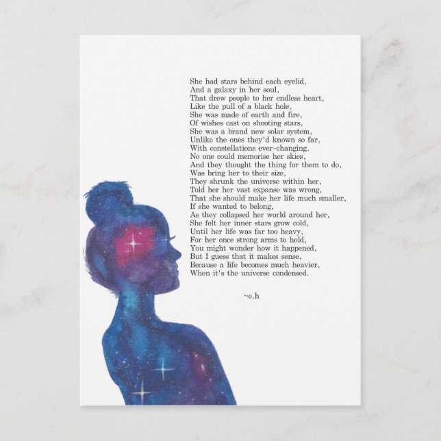 Carte postale Starlight brisée (Devant)