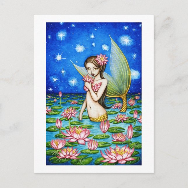 Carte Postale Starlight Lily Mermaid (Devant)