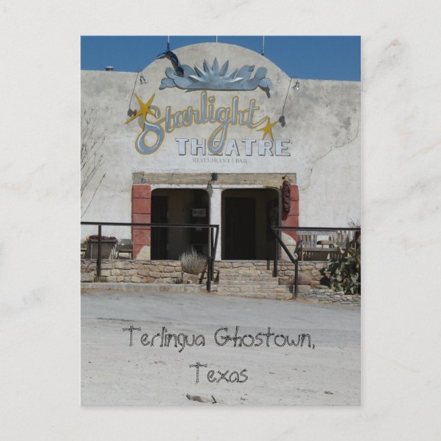 Carte Postale Starlight Theater/Terlingua, Texas (Devant)