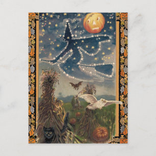 Carte postale Starry Halloween Night