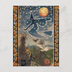 Carte postale Starry Night Halloween