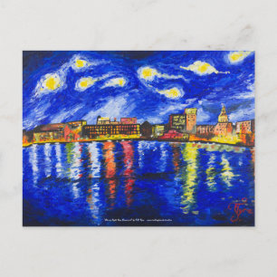 Carte Postale "Starry Night Over Savannah" de T.S. Tire Postcard