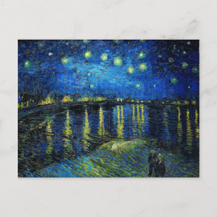 Carte Postale Starry Night Over the Rhone par Vincent Van Gogh