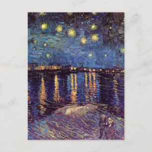 Carte Postale Starry Night Over the Rhone par Vincent van Gogh