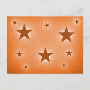 Carte Postale Stars in the Night Sky Postcard, Orange
