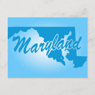 Carte Postale State Maryland