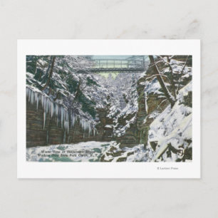 Carte Postale State Park Gorge Suspension Bridge View in