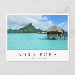 Carte Postale Station balnéaire à Bora Bora, Polynésie française