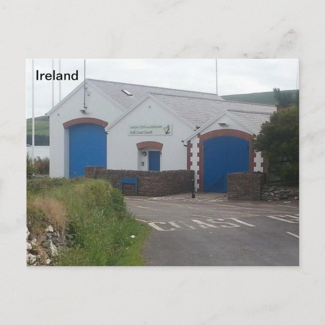Carte Postale Station de la Garde côtière irlandaise, Dingle, Ke (Devant)