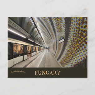 Carte Postale Station de métro Budapest Hongrie