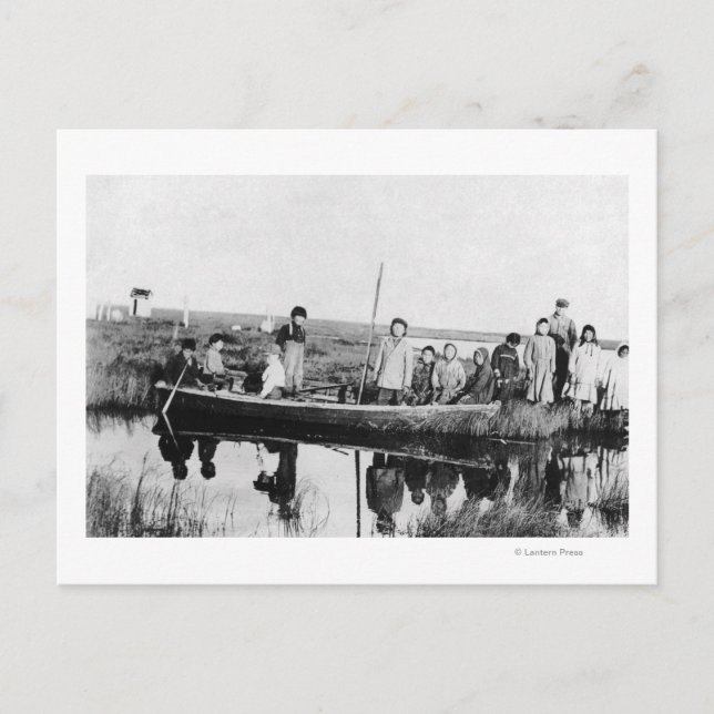 Carte Postale Station de mission morave sur le Kuskokwim (Devant)