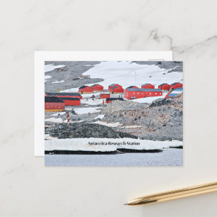 Carte Postale Station de recherche de l'Antarctique
