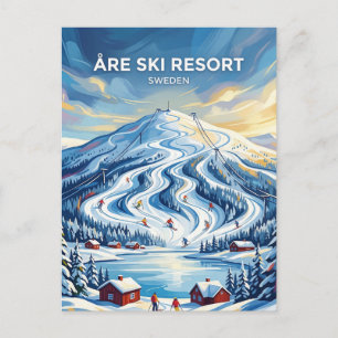 Carte Postale Station de ski d'Åre Suède