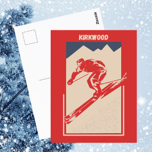 Carte Postale Station de ski de Kirkwood Mountain en Californie